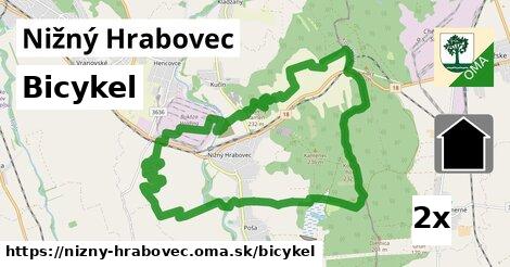 bicykel v Nižný Hrabovec