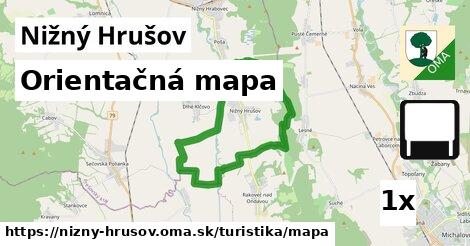 Orientačná mapa, Nižný Hrušov