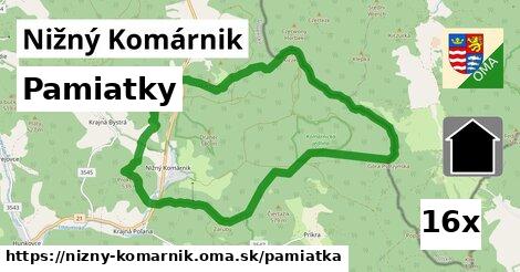 pamiatky v Nižný Komárnik