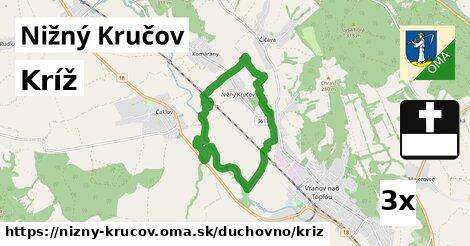 Kríž, Nižný Kručov