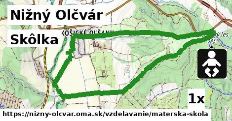 Skôlka, Nižný Olčvár