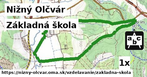 Základná škola, Nižný Olčvár