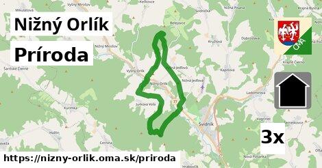 príroda v Nižný Orlík