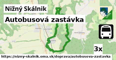 Autobusová zastávka, Nižný Skálnik