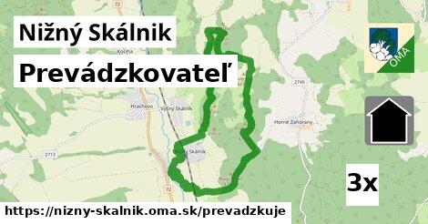 prevádzkovateľ v Nižný Skálnik