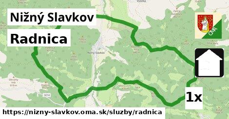 Radnica, Nižný Slavkov