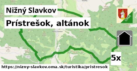 Prístrešok, altánok, Nižný Slavkov