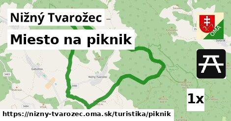 Miesto na piknik, Nižný Tvarožec