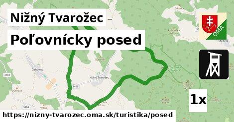 Poľovnícky posed, Nižný Tvarožec