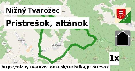 Prístrešok, altánok, Nižný Tvarožec