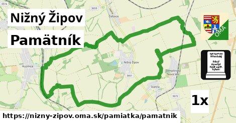 Pamätník, Nižný Žipov