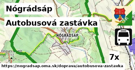 Autobusová zastávka, Nógrádsáp