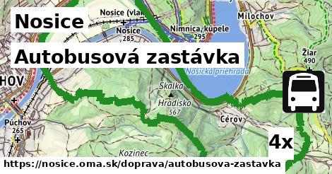 Autobusová zastávka, Nosice