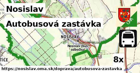 Autobusová zastávka, Nosislav