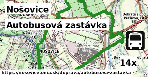 Autobusová zastávka, Nošovice