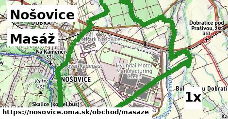 Masáž, Nošovice
