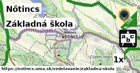 Základná škola, Nőtincs