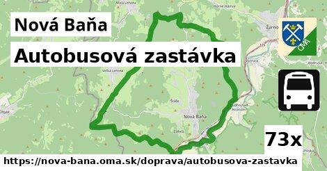 Autobusová zastávka, Nová Baňa