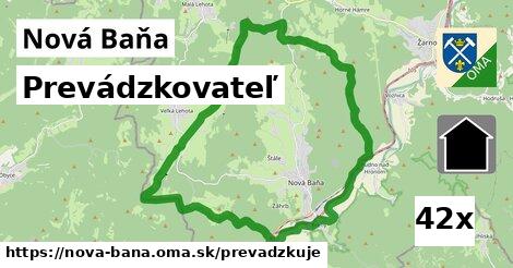 prevádzkovateľ v Nová Baňa