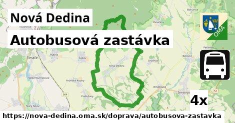 Autobusová zastávka, Nová Dedina