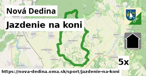 Jazdenie na koni, Nová Dedina