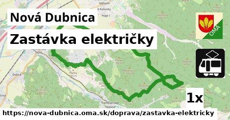 Zastávka električky, Nová Dubnica