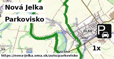 parkovisko v Nová Jelka