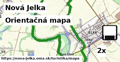 Orientačná mapa, Nová Jelka