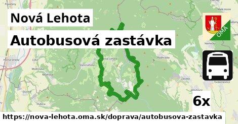 Autobusová zastávka, Nová Lehota