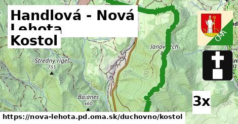 Kostol, Handlová - Nová Lehota