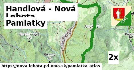 pamiatky v Handlová - Nová Lehota