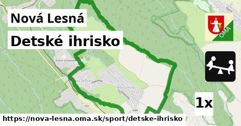 Detské ihrisko, Nová Lesná