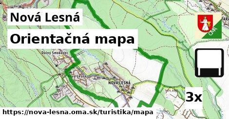 Orientačná mapa, Nová Lesná