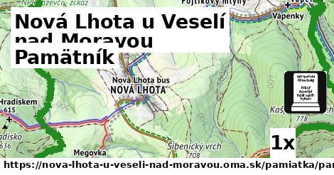 pamätník v Nová Lhota u Veselí nad Moravou