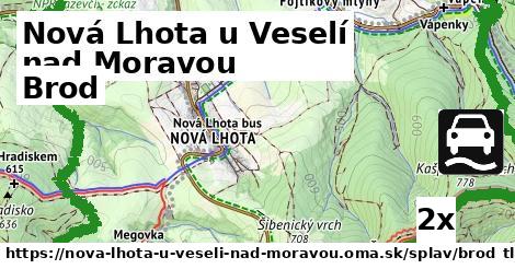 brod v Nová Lhota u Veselí nad Moravou