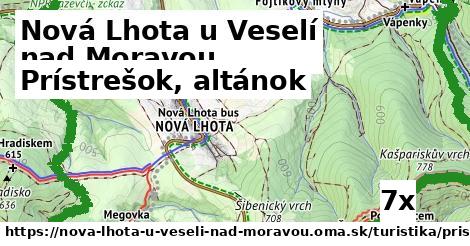 Prístrešok, altánok, Nová Lhota u Veselí nad Moravou