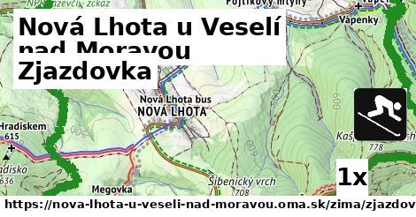 Zjazdovka, Nová Lhota u Veselí nad Moravou