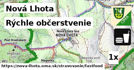 Rýchle občerstvenie, Nová Lhota