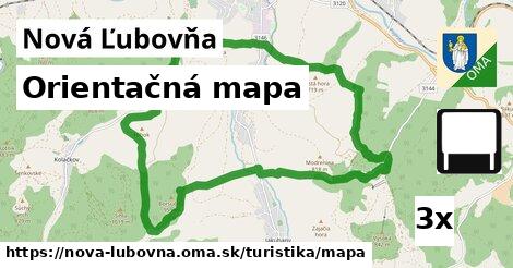 orientačná mapa v Nová Ľubovňa