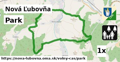 park v Nová Ľubovňa