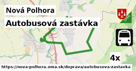 Autobusová zastávka, Nová Polhora