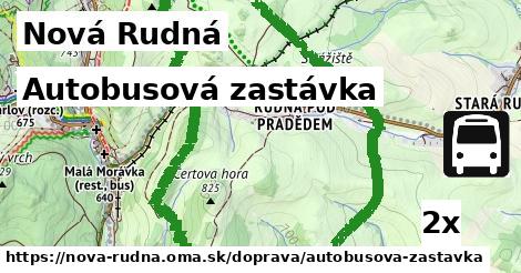 Autobusová zastávka, Nová Rudná