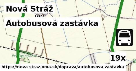 Autobusová zastávka, Nová Stráž