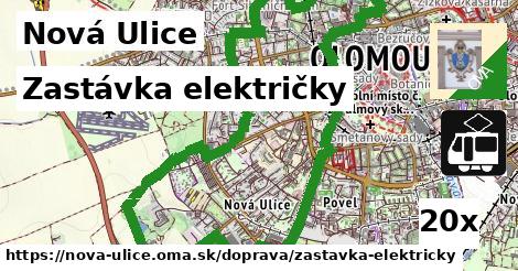 Zastávka električky, Nová Ulice