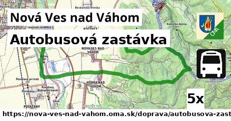 Autobusová zastávka, Nová Ves nad Váhom