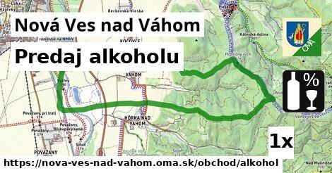 Predaj alkoholu, Nová Ves nad Váhom