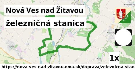 železničná stanica, Nová Ves nad Žitavou