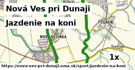 jazdenie na koni v Nová Ves pri Dunaji