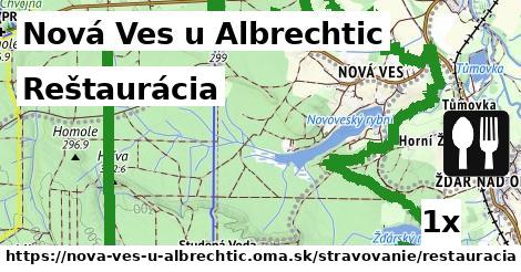 Reštaurácia, Nová Ves u Albrechtic