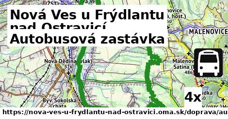 Autobusová zastávka, Nová Ves u Frýdlantu nad Ostravicí